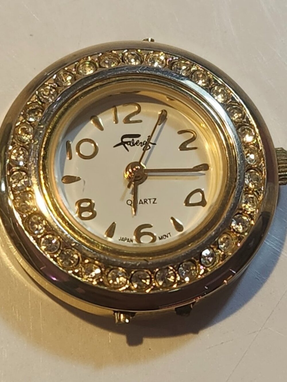 FABERGE Woman's Wrist Watch - NEEDS BATTERY AND BAND